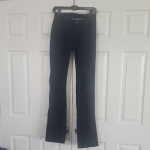 Elegant Black Boot Cut Women's Jeans